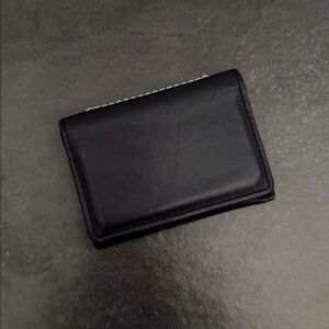 Fossil Navy Blue Leather Wallet card holder